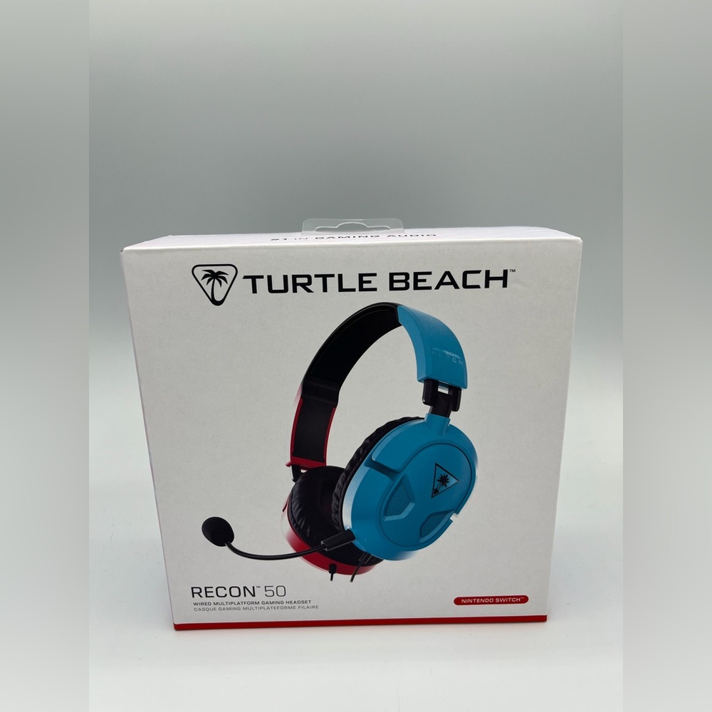 Turtle Beach Recon 50 Over-Ear Headphones - Blue and Black